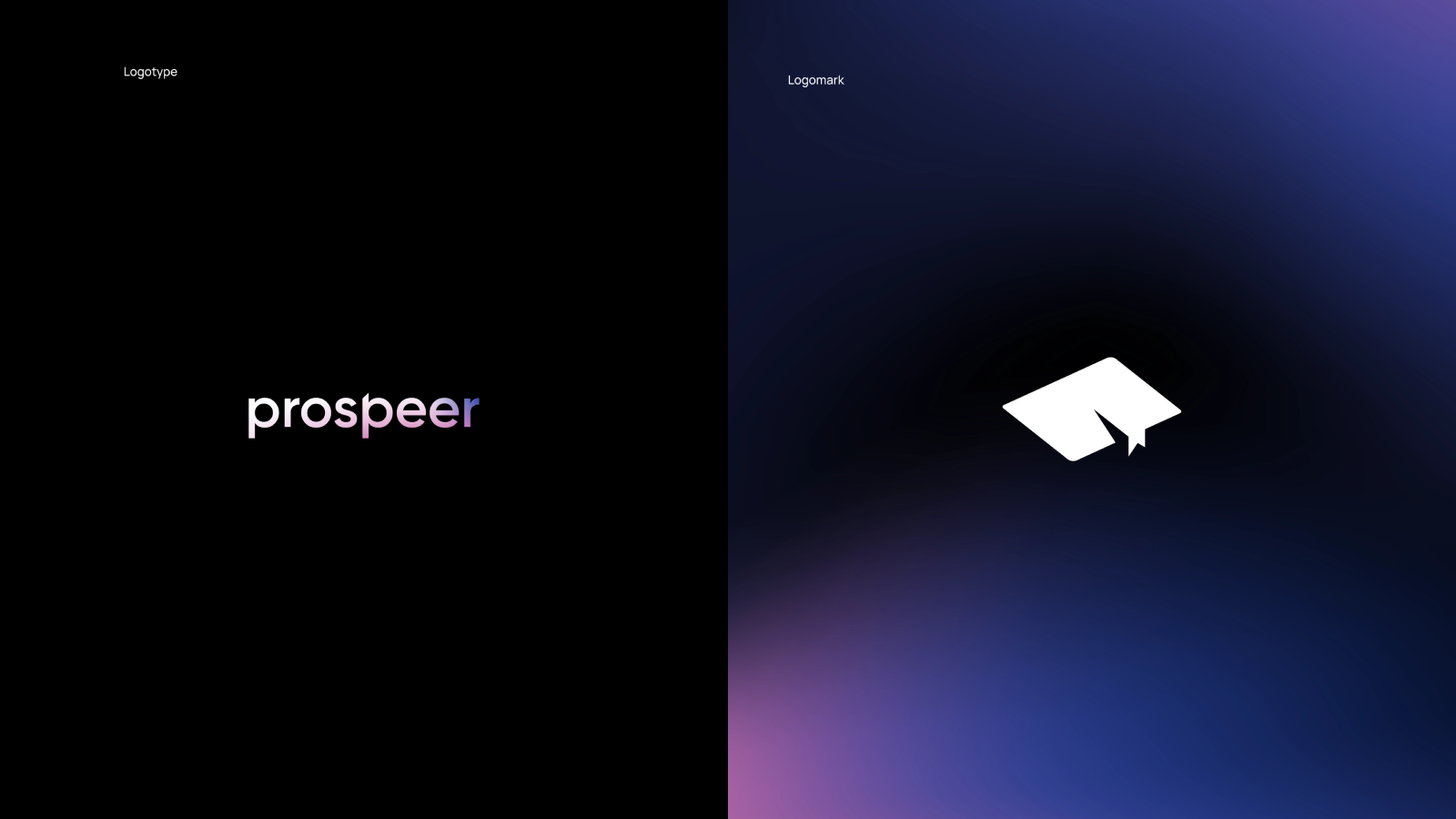 Prospeer logotype and logomark