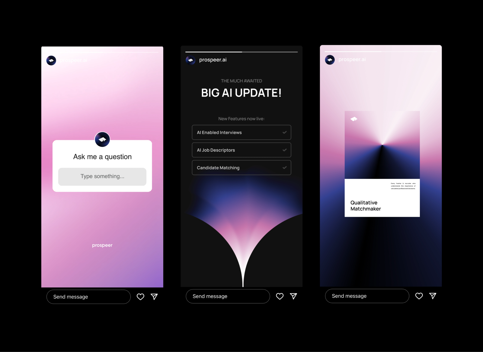 Prospeer social story templates
